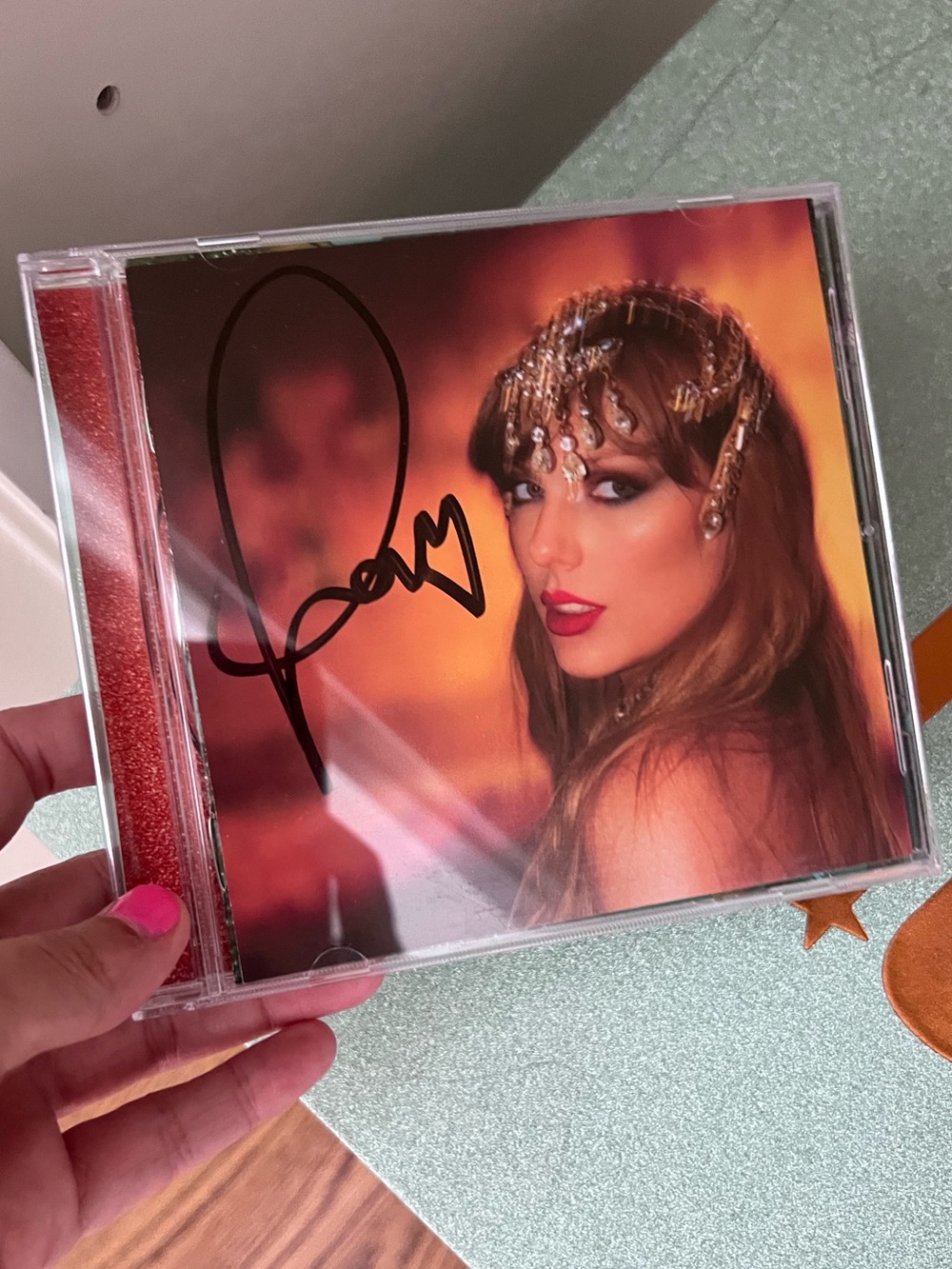 The Life of a Showgirl Signed CD - Taylor Swift Photo 1